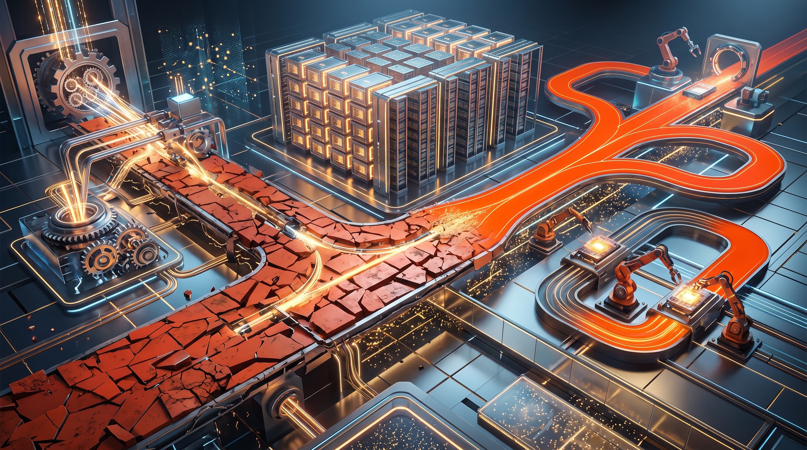 A disrupted operations path repairing into a smooth flow